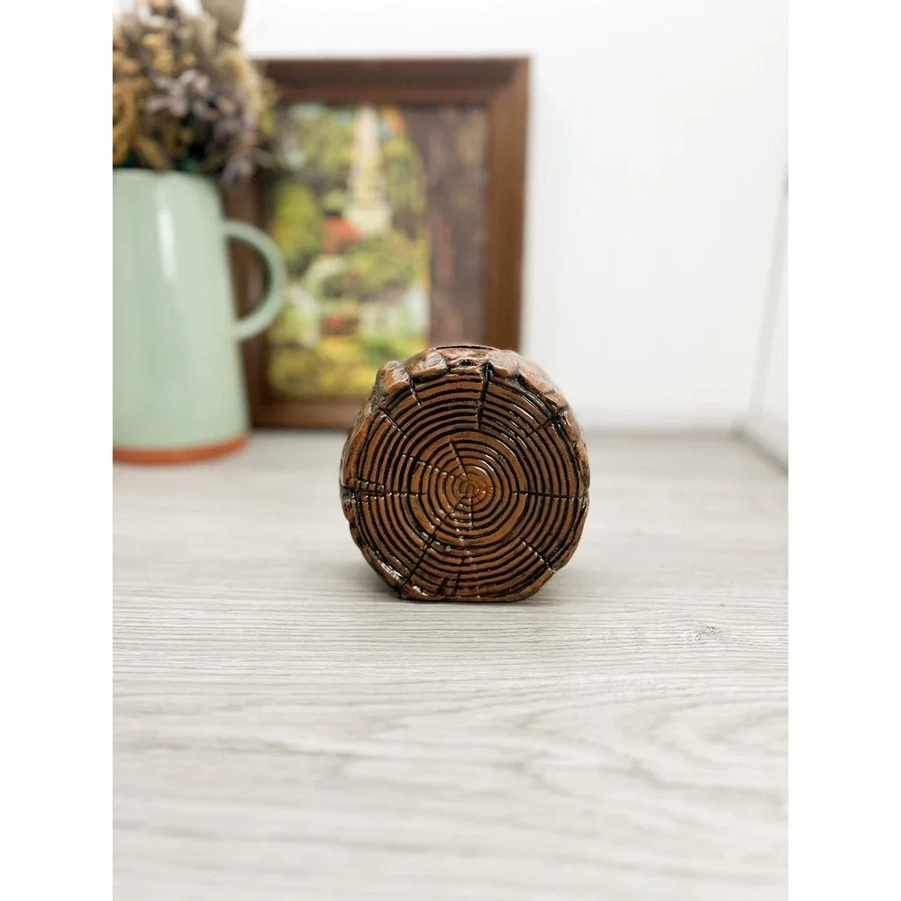 Vintage Ceramic Butterfly‎ Piggy Bank: Kitschy Coin Bank Decor